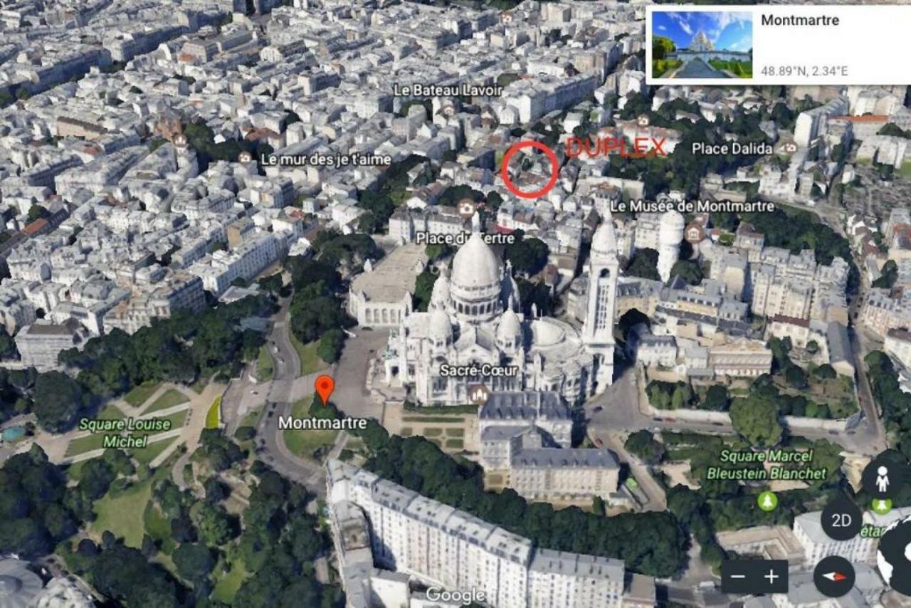 Luxurious Duplex - Top Of Montmartre Παρίσι Εξωτερικό φωτογραφία